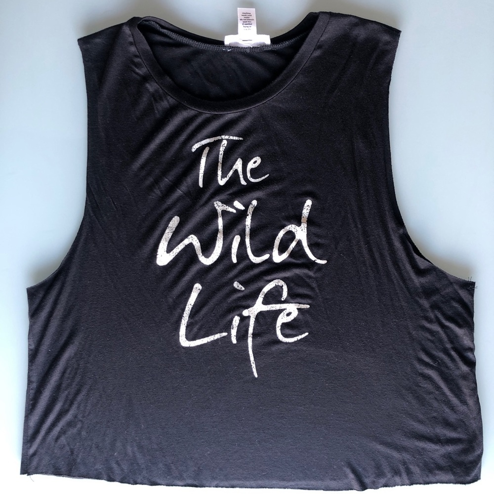 Full Tilt Black Crop Top • Size Medium